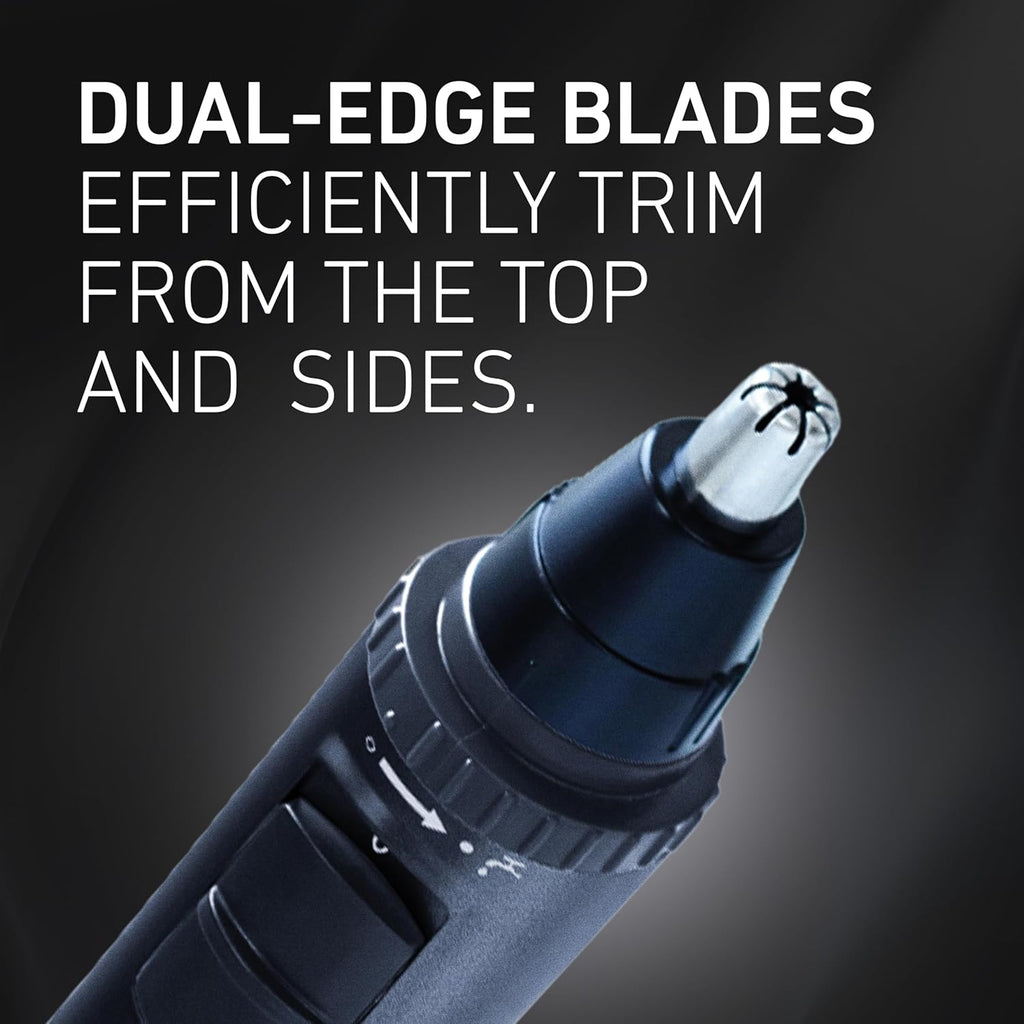 Panasonic Men’s Ear and Nose Hair Trimmer, Wet Dry Hypoallergenic Dual Edge Blade - ER-GN30-H