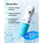 Thesaem Iceland Hydrating Eye Stick - Cooling Balm - Dark Circles & Puffiness – Under Eye Treatment - Reduce Wrinkles And Moisturizing - Minimize Dark & Puffy Eyes - Aqua Scent, 0.38 Oz