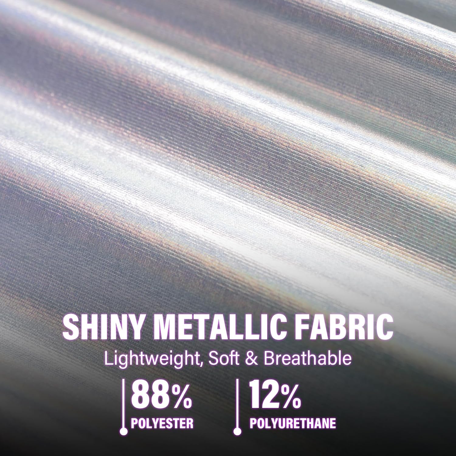 Amy Coulee Mens Metallic Shorts 5" Shiny Holographic Disco Shorts Outfit Sparkly Rave Hot Drawstring Shorts
