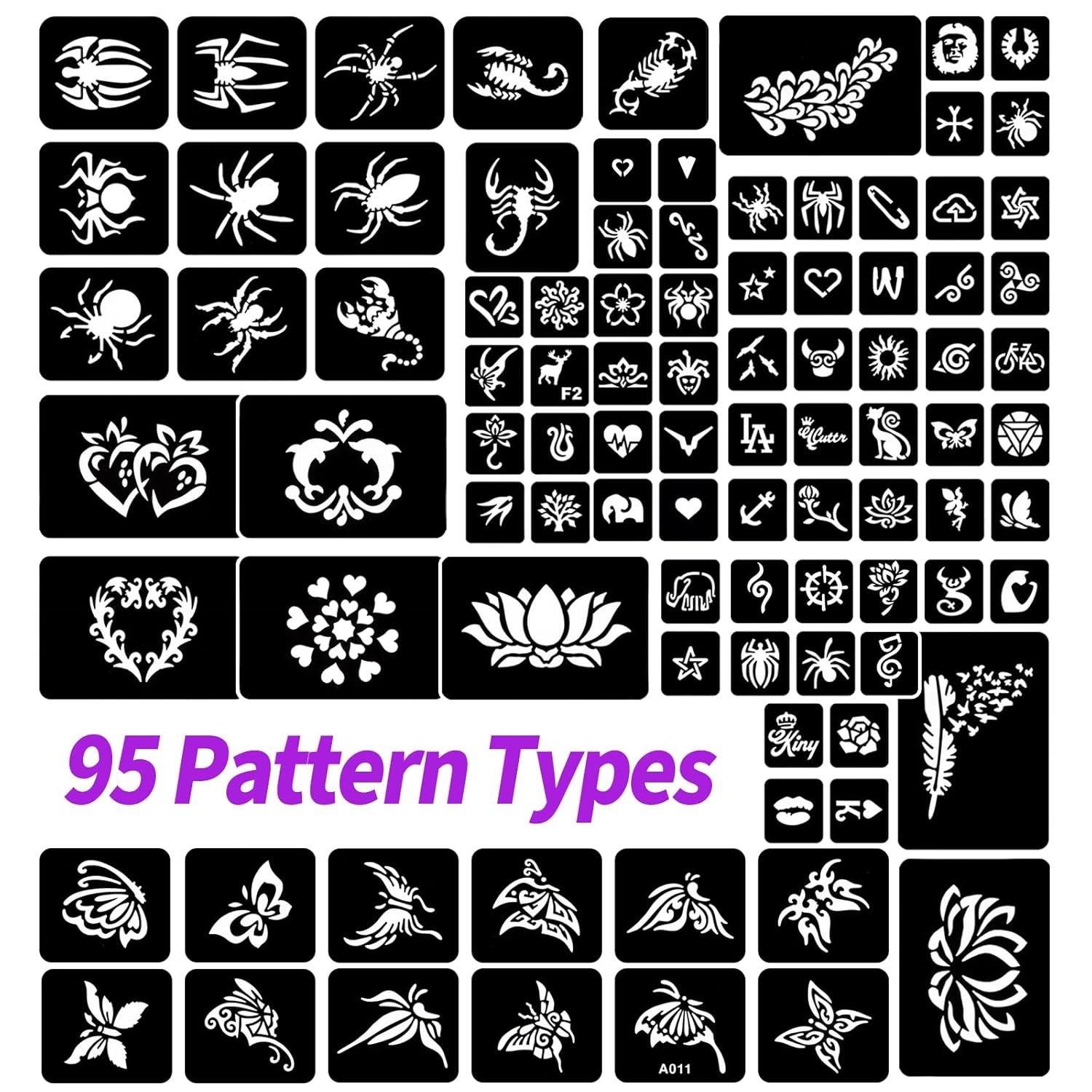 Temporary Tattoo Markers for Skin, 24 Colors (Two Colors Per Pen), 12 Dual Tip Body Markers + 95 Tattoo Stencils, Flexible Brush Tip, Skin-Safe, Cosmetic-Grade for Kids & Adults