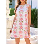 Prettygarden Sundresses For Women 2026 Summer Elegant Floral A Line Short Party Dress Beach Vacation Clothes