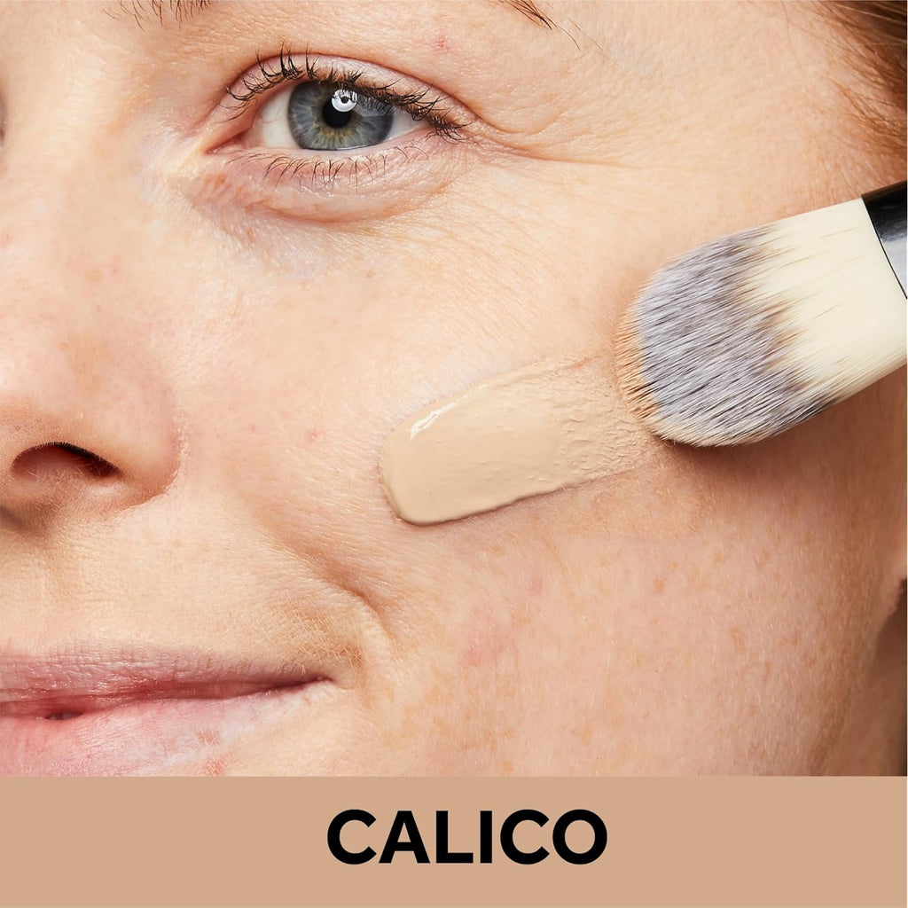 No7 Protect & Perfect Advanced All in One Foundation - Calico - Age Defying Foundation Makeup with SPF 50 - Makeup Base Cream Helps to Reduces Redness & Blurs Visible Pores (30ml)