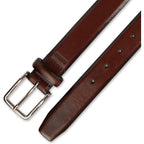 Haggar Men'S Leather Dress Belt For Suits And Pants - Classic Formal Business Work