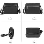 befen Genuine Leather Crossbody Purses for Women Small Crossbody Bags Purse with Built in RFID Blocking Wallet