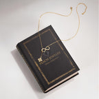 Nano Bible Infinity Necklace for Women – 925 Sterling Silver with Entire Holy KJV New Testament Engraved Pendant for Her – Religious Christian Jewelry Mothers Day Gift for Wife or Girlfriend