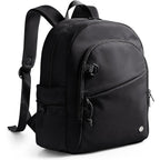 Women Mini Backpack With Wet Pocket And Rfid Blocking Pocket, Small Backpack Purse For Gym, Work, College Or Travel, Black