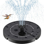 Solar Fountain For Bird Bath, Solar Water Fountain With Multiple Nozzles & Fixed Pipes, Upgraded Version 3.5W Solar Water Pump, Suitable For Bird Bath, Garden, Courtyard, Fish Tank, Outdoor