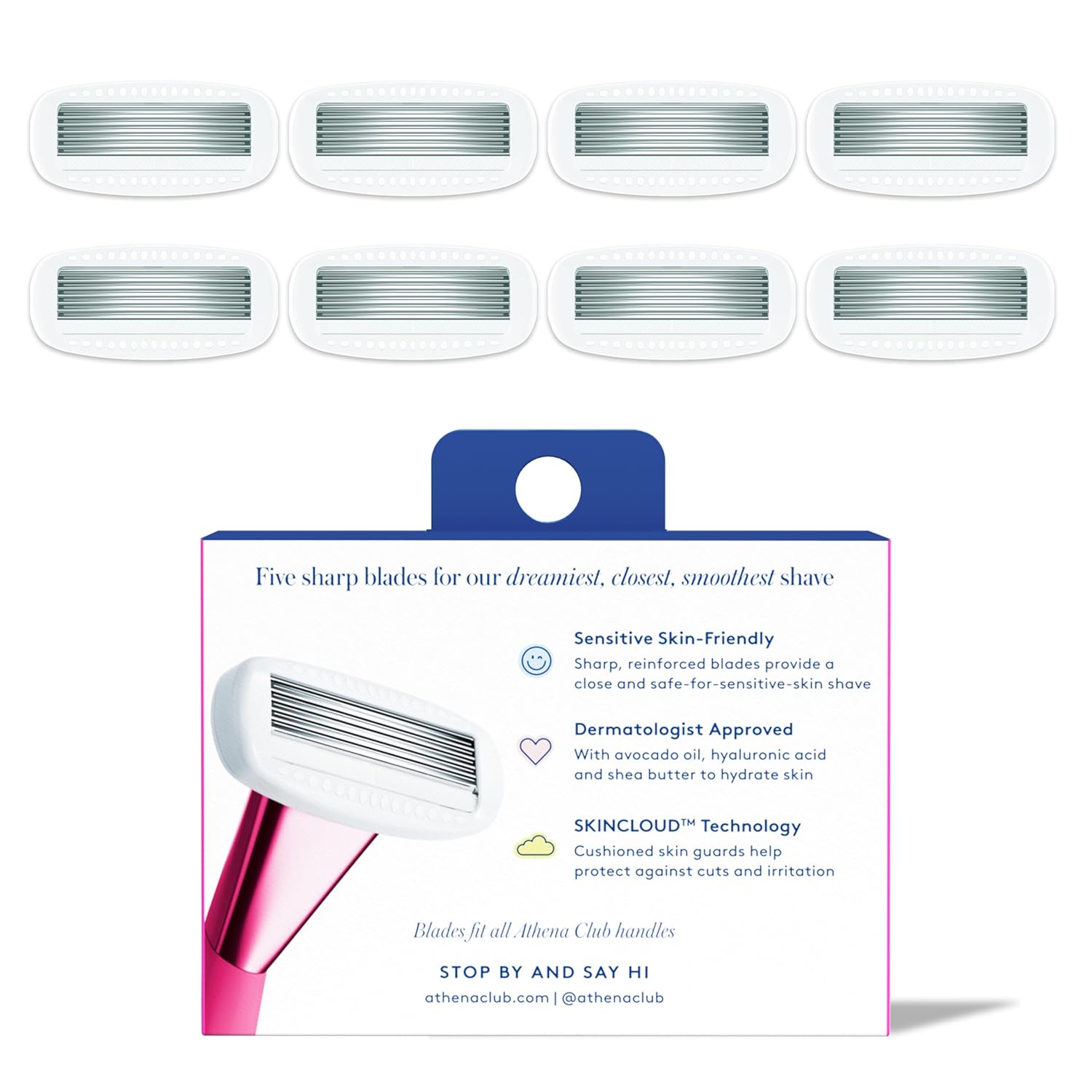 Athena Club Women's Razor Blade Refills - 8 Count