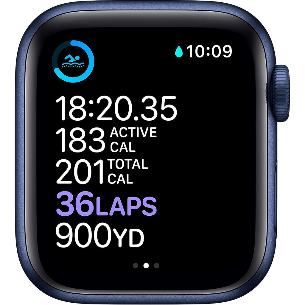 Apple Watch Series 6 (Gps, 40Mm) - Blue Aluminum Case With Deep Navy Sport Band (Renewed)