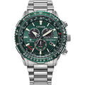 Citizen Eco-Drive Pilot Chronograph Watch With Atomic Timekeeping, 12/24Hr, Power Reserve, Luminous Hands/Markers, Sapphire Crystal