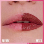 MAYBELLINE Serum Lipstick, Hydrating Lip Makeup with 8HRs of Lip Plumping Moisture with Hyaluronic Acid + Oil Blend, Take The 1 (Midtone Warm Pink Matte)