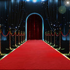 HOMBYS 450 GSM Extra Thick 3x10 ft Red Carpet Runner for Partys & Events, Heavy-Duty Felt Aisle Runway Rug for Steps, Prom Proposal & Wedding Ceremony Decorations, Hollywood Oscars for VIP Awards