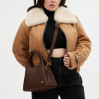 COACH Polished Pebble Leather Lana Shoulder Bag 23