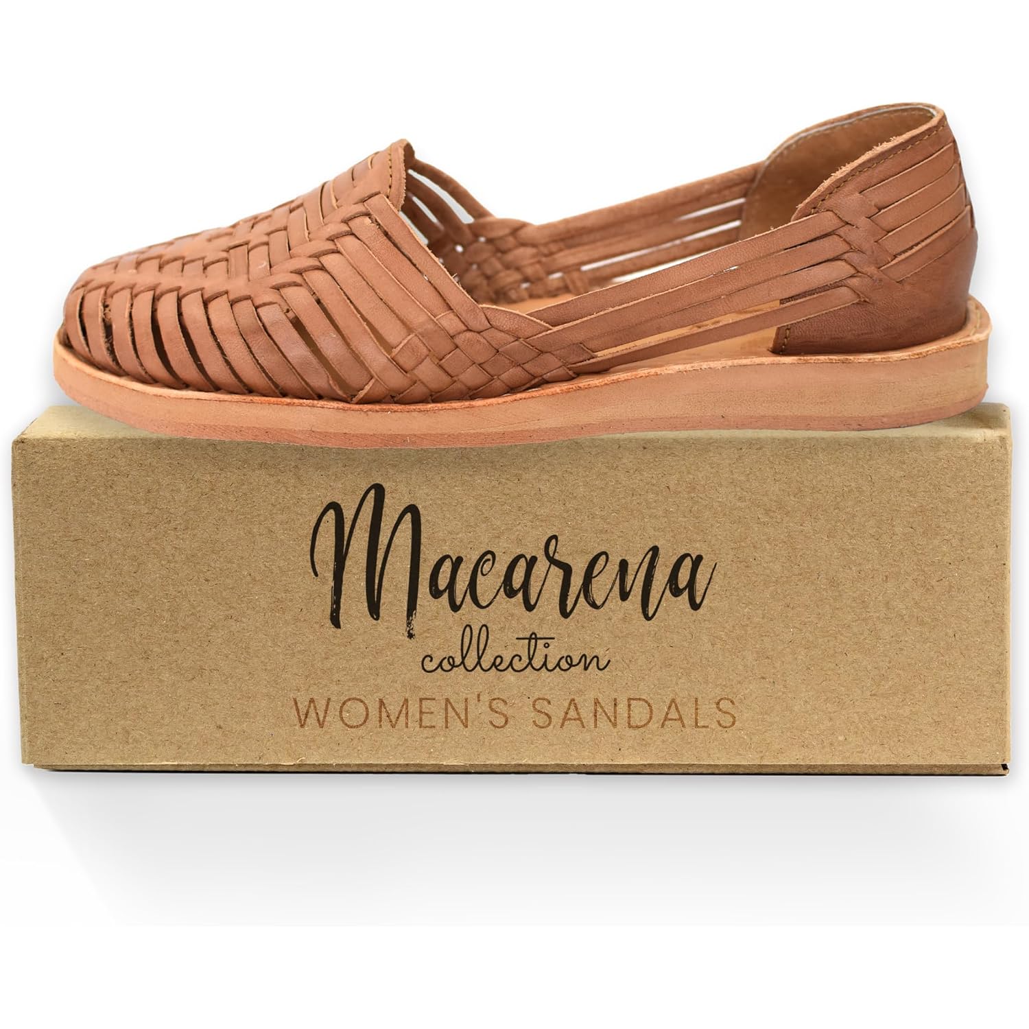 Macarena Collection Womens Shoes Leather Sandals For Women | Huarache Handmade Mexican Sandals | Comfortable & Stylish Womens Sandals 4150
