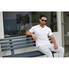 Coofandy Men'S T Shirts Short Sleeve Classic V Neck T-Shirt Casual Summer Basic Tee Shirt