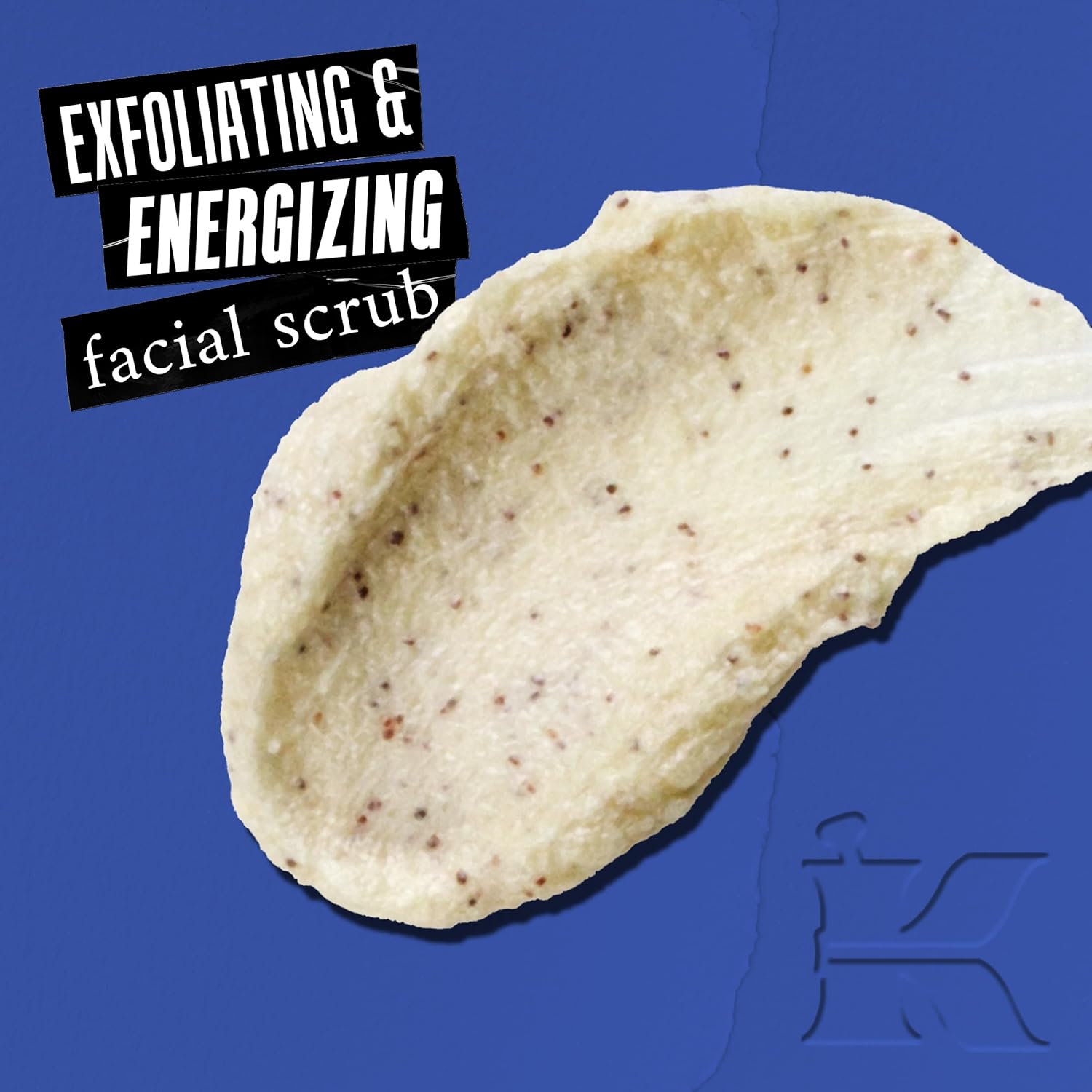 Kiehl's Facial Fuel Exfoliating Face Scrub, Facial Cleanser for Men, Smooths Skin & Removes Dead Skin, Dirt & Oil, Helps Soften Tough Facial Hair, with Caffeine, Menthol, Vitamin E & Citrus Extracts