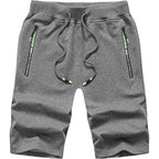 Creatmo Us Men'S Shorts Zipper Pocket Elastic Waist Stretch Summer Casual Beach
