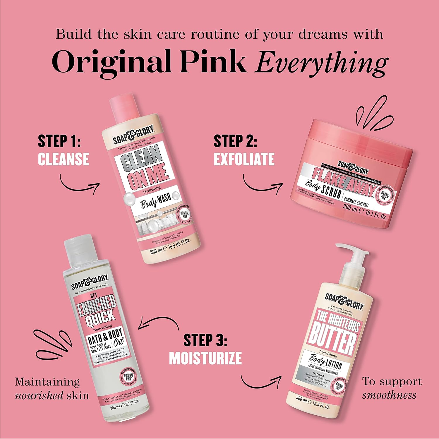 Soap & Glory Hand Food Hand Cream - Almond Oil + Shea Butter Hydrating Cuticle & Hand Moisturizer - Rose & Bergamot Scented Hand Cream for Dry Hands (125 ml)
