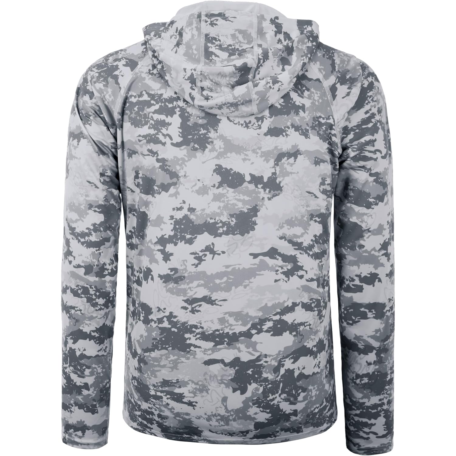 Fisheal Upf 50+ Mens Fishing Shirts With Hood，Long Sleeve Sun Protection Hunting Shirt, Lightweight Camo Shirt For Hiking