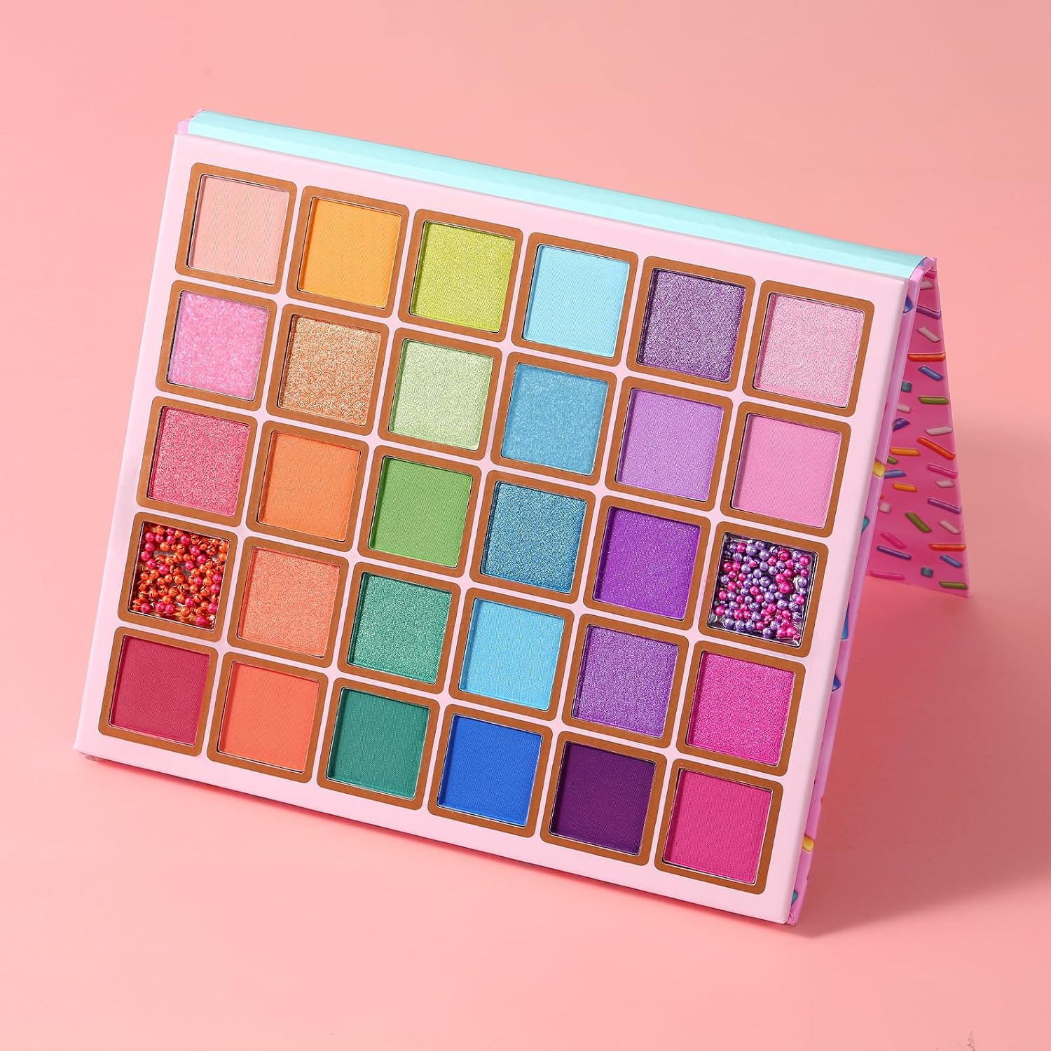 Tintark 30 Colors Makeup Eyeshadow Palette For Beauty & Matte Metallic Shimmer Pearl Glitter Eye Shadow Pallet & Rainbow Colorful Eye Makeup For Girls & Highly Pigment Eyeshadow Cosmetics