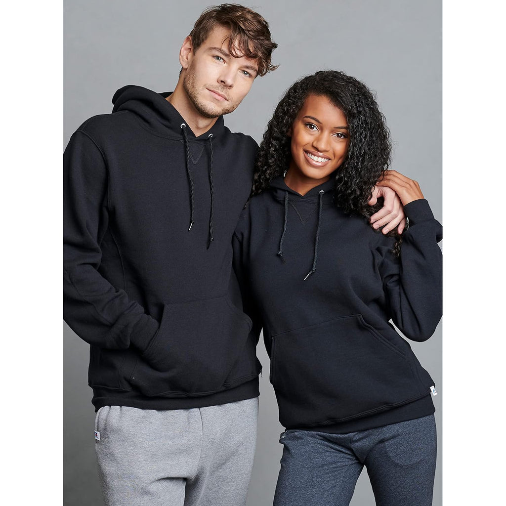 Russell Athletic Mens Dri-Power Fleece Hoodies, Moisture Wicking, Cotton Blend, Relaxed Fit, Sizes S-4X