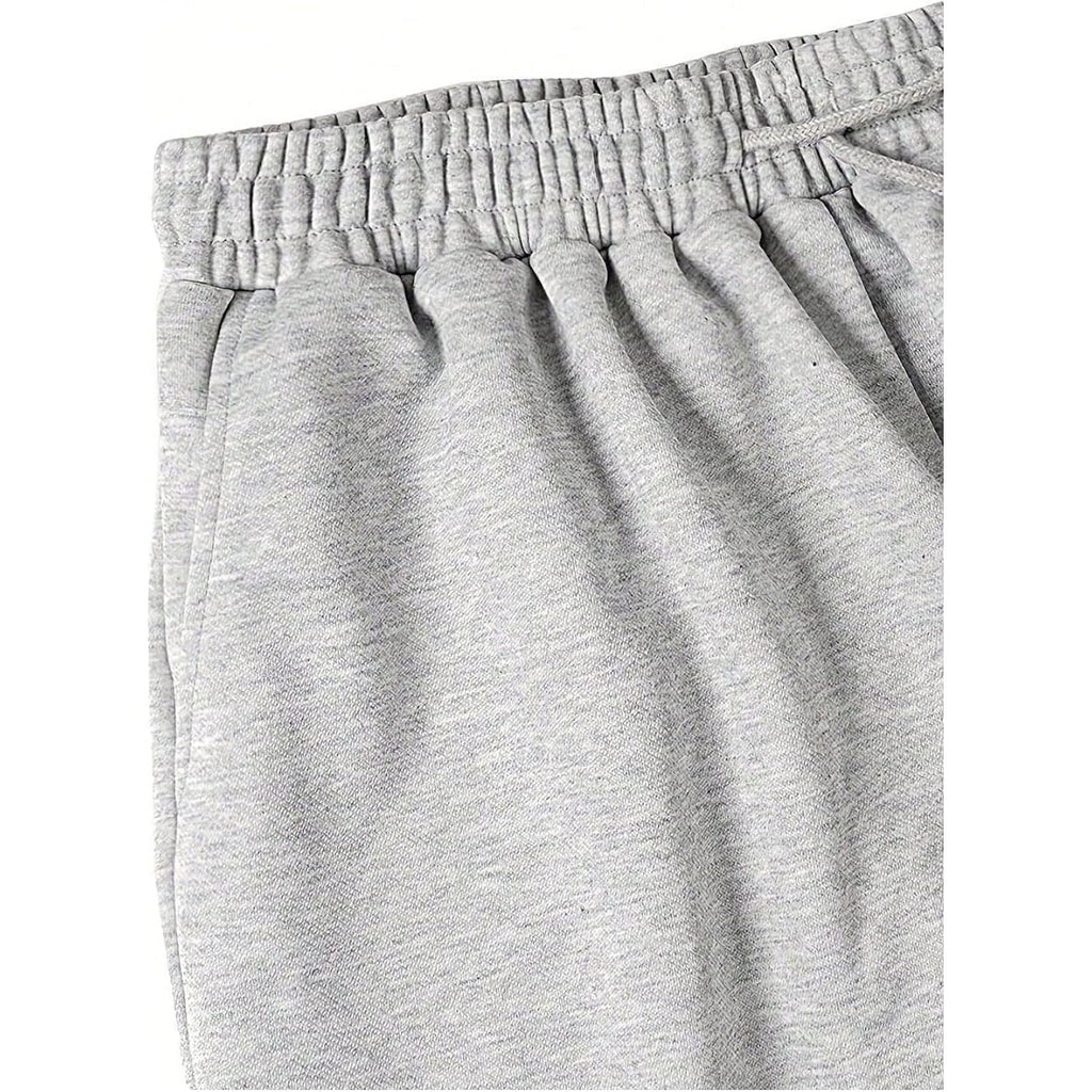 Verdusa Men'S Wide Leg Baggy Athletic Sweat Shorts Workout Basketball Bermuda Shorts With Pockets