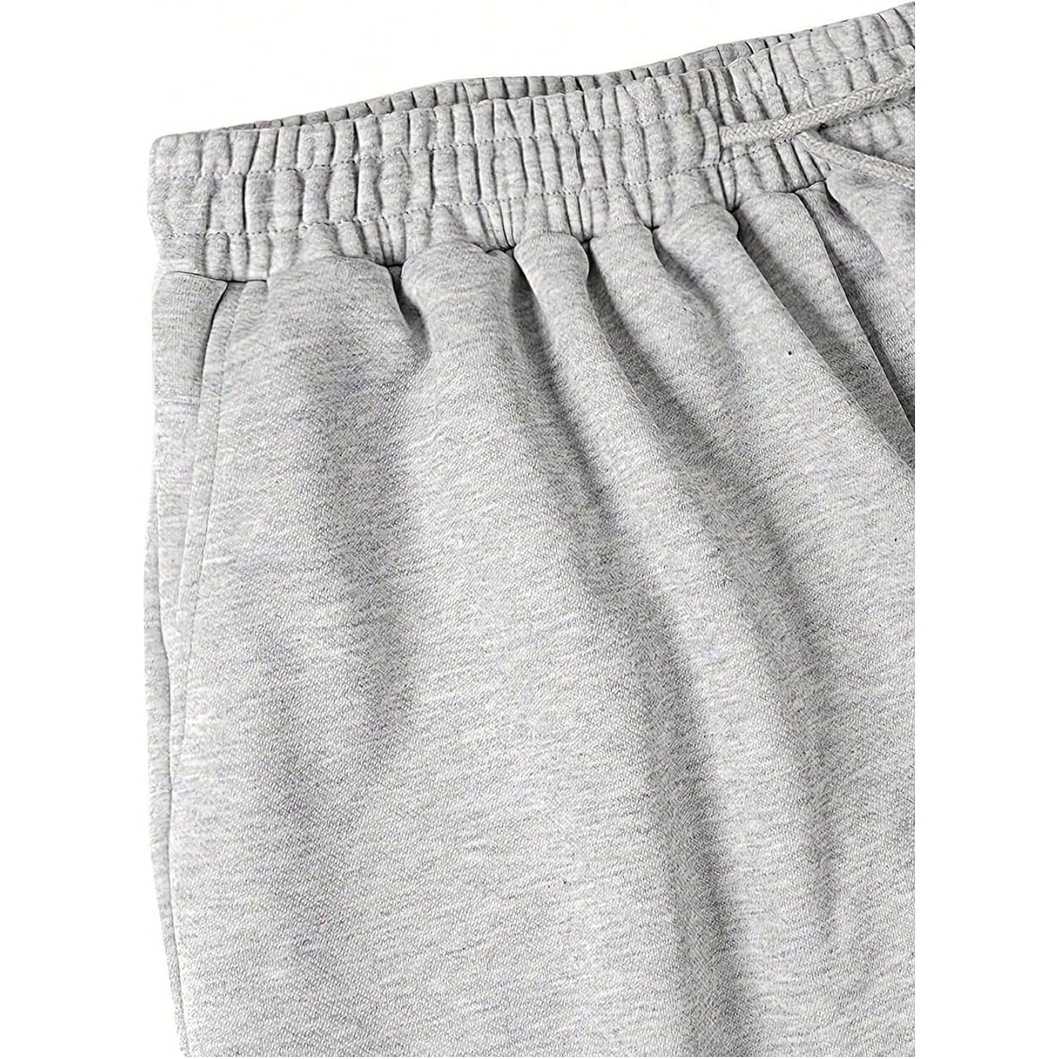 Verdusa Men'S Wide Leg Baggy Athletic Sweat Shorts Workout Basketball Bermuda Shorts With Pockets