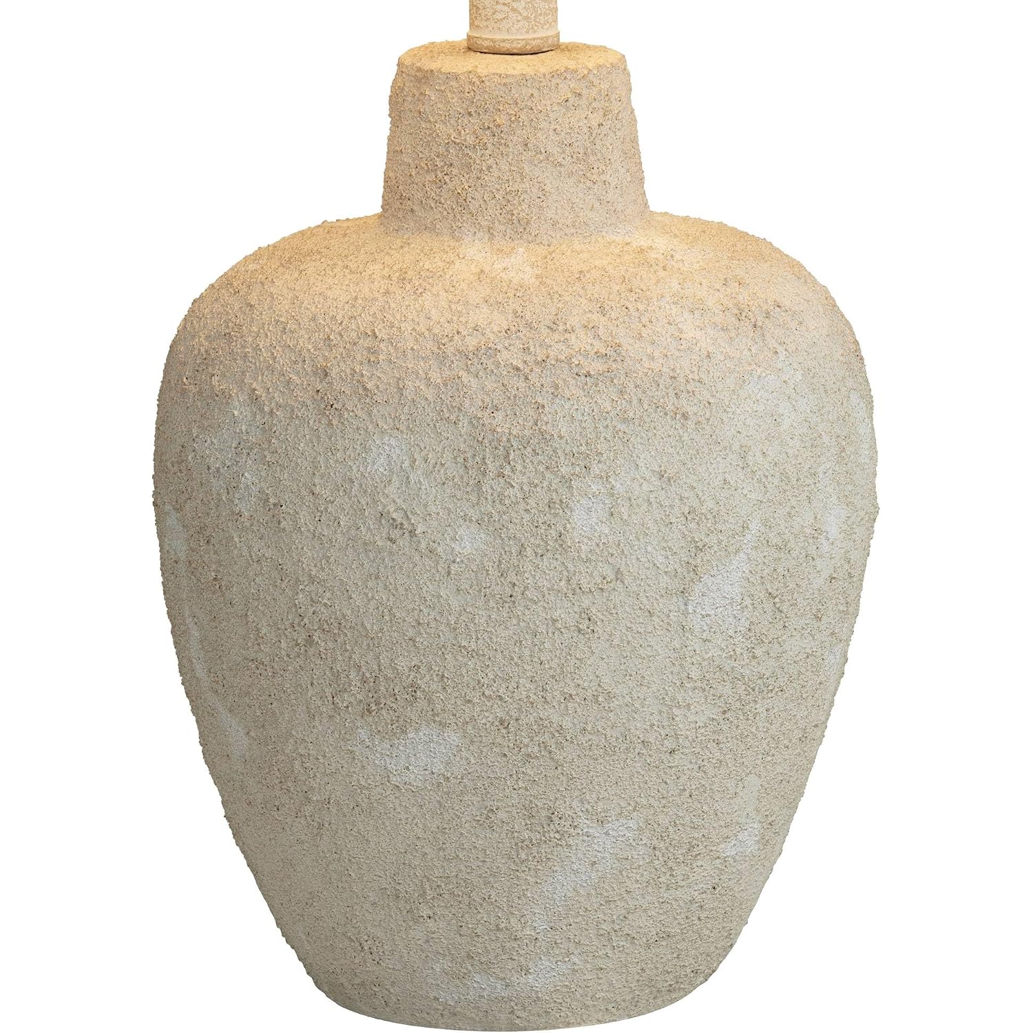 Romeo 23 1/2" High Table Lamps Set Of 2 Distressed Earth Jar Farmhouse | Coastal Beige Rustic Natural Cottage Living Room Bedroom Bedside Nightstand House Office Home Family