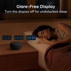 Buffbee Alarm Clock With Bluetooth Speaker & Fm Radio For Bedside – Gradual Wake-Up Sounds, Fully Dimmable Display & Ambient Night Light, Plug-In Digital Clock For Bedroom