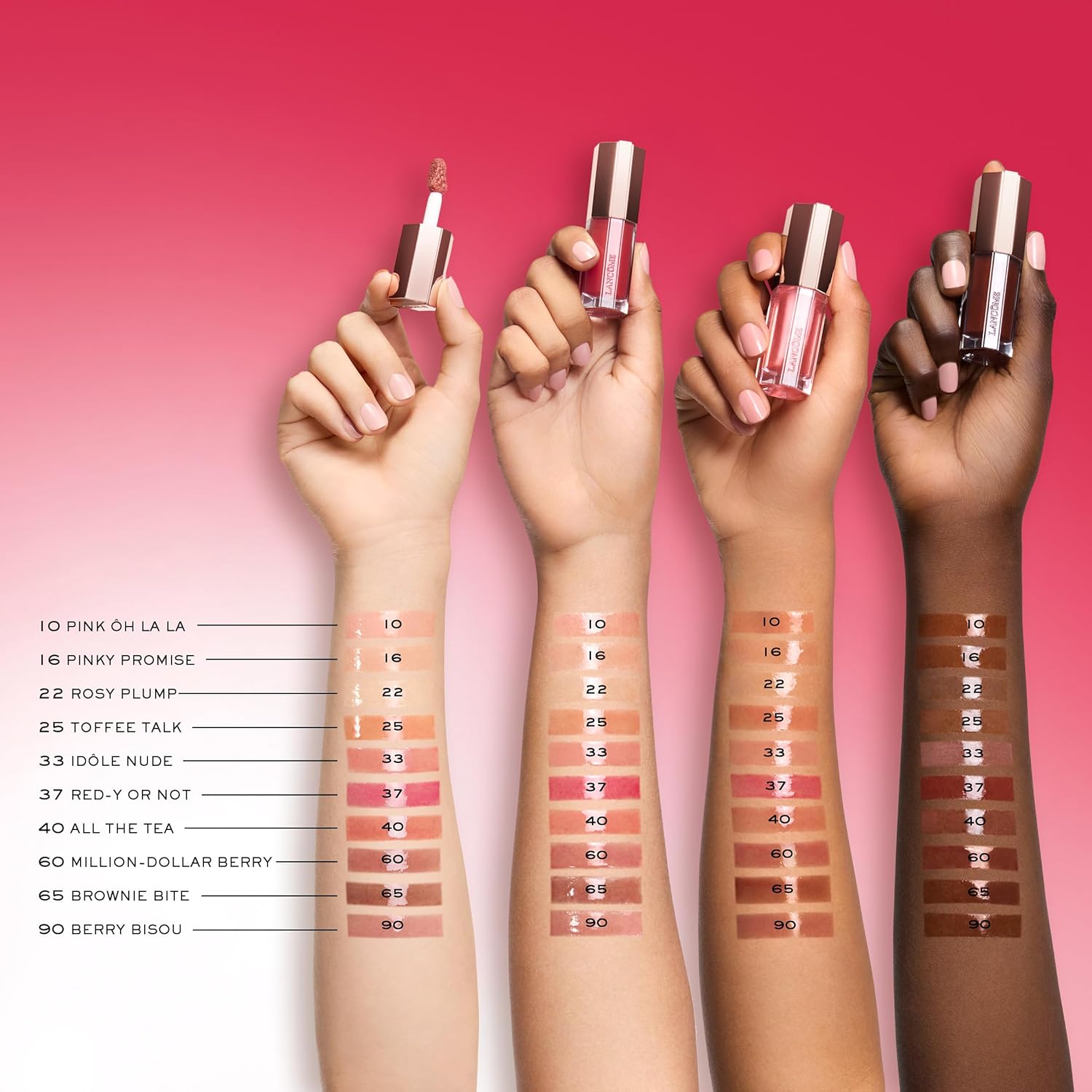 Lancôme Lip Idôle JuicyTreat Oil-in-Gloss -24HR Hydrating Gloss with Squalane for Instant Shine