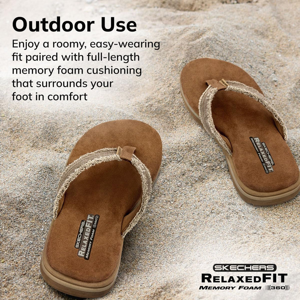 Skechers Men'S Relaxed Fit Supreme Bosnia Sandal