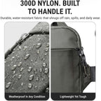 Travel Sling Bag For Men & Women - Small Water Resistant Crossbody Multipocket Chest Bag With Anti-Theft