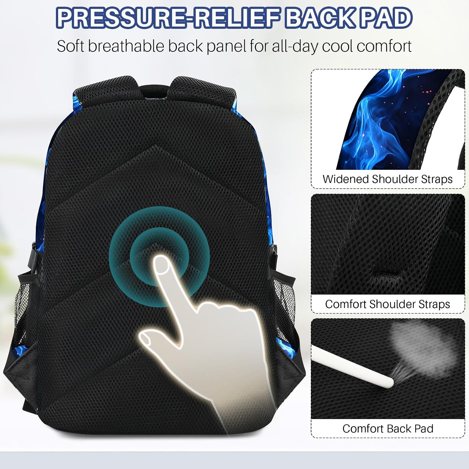 School Backpacks For Boys - 4Pcs Gamer Boys Backpacks With Lunch Box Set For Kids Teens Elementary Middle School, 17″ Large Capacity Students Bookbag, Perfect For Travel