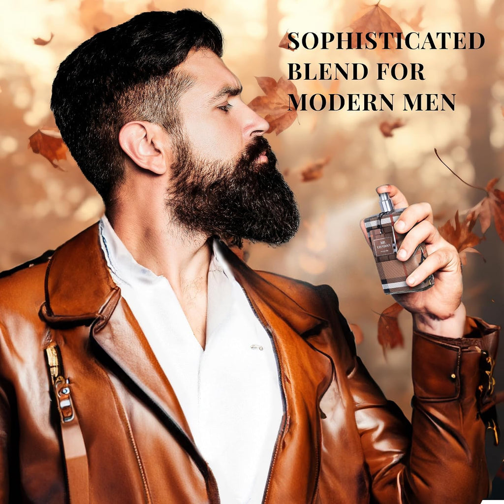 Mr London For Men Eau De Parfum - Refined Amber Woody Fragrance - Fresh & Masculine Bergamot, Lavender & Warm Cinnamon - Unique Tones Combine Tobacco Leaves, Guaiac Wood & Oak Moss - 100Ml Bottle