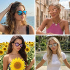 Myiaur Classic Sunglasses For Women Polarized Driving Anti-Glare Uv Protection
