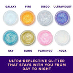 Unicorn Snot Holographic Face Glitter & Body Glitter Gel | Hair Glitter, Vegan & Cruelty Free, 1.7 Oz Pink Glitter (Flamingo)