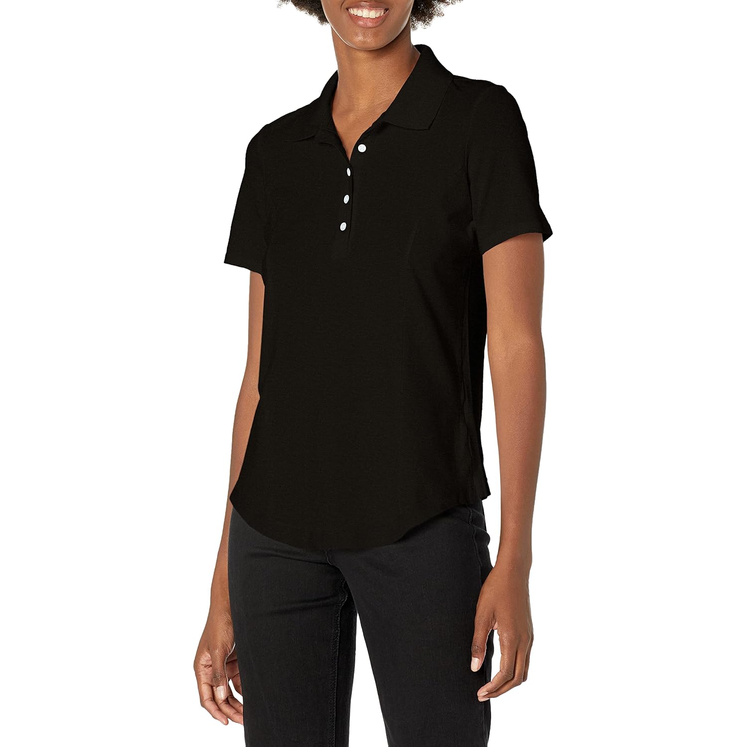 by Lee Indigo Women's Short Sleeve Polo Shirt
