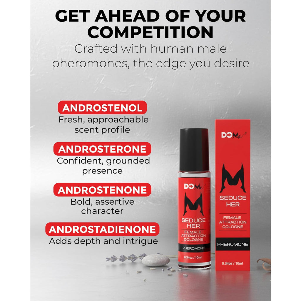 Do Me Pheromone Cologne for Men - Premium Formula Infused with Human Pheromones - Bold Men's Fragrance with Irresistible Appeal - 0.34 oz