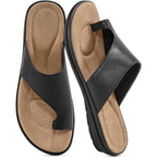 Reimferce Summer Flat Sandals For Women: Comfortable Walking Dressy Slides For 2026 - Ladies Orthopedic Casual Shoes Indoor Outdoor