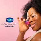Vaseline Lip Therapy 2 Ct Rosy Lips Mini For Dry, Chapped Lips Moisturizing Tinted Lip Balm 0.5 Oz