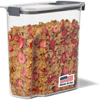 Rubbermaid Brilliance Airtight Cereal Food Storage Container, Shatterproof, Bpa-Free And Dishwasher-Safe, 32Oz Capacity