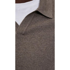 Theory Men'S Brenan Johnny Collar Polo In Fine Bilen