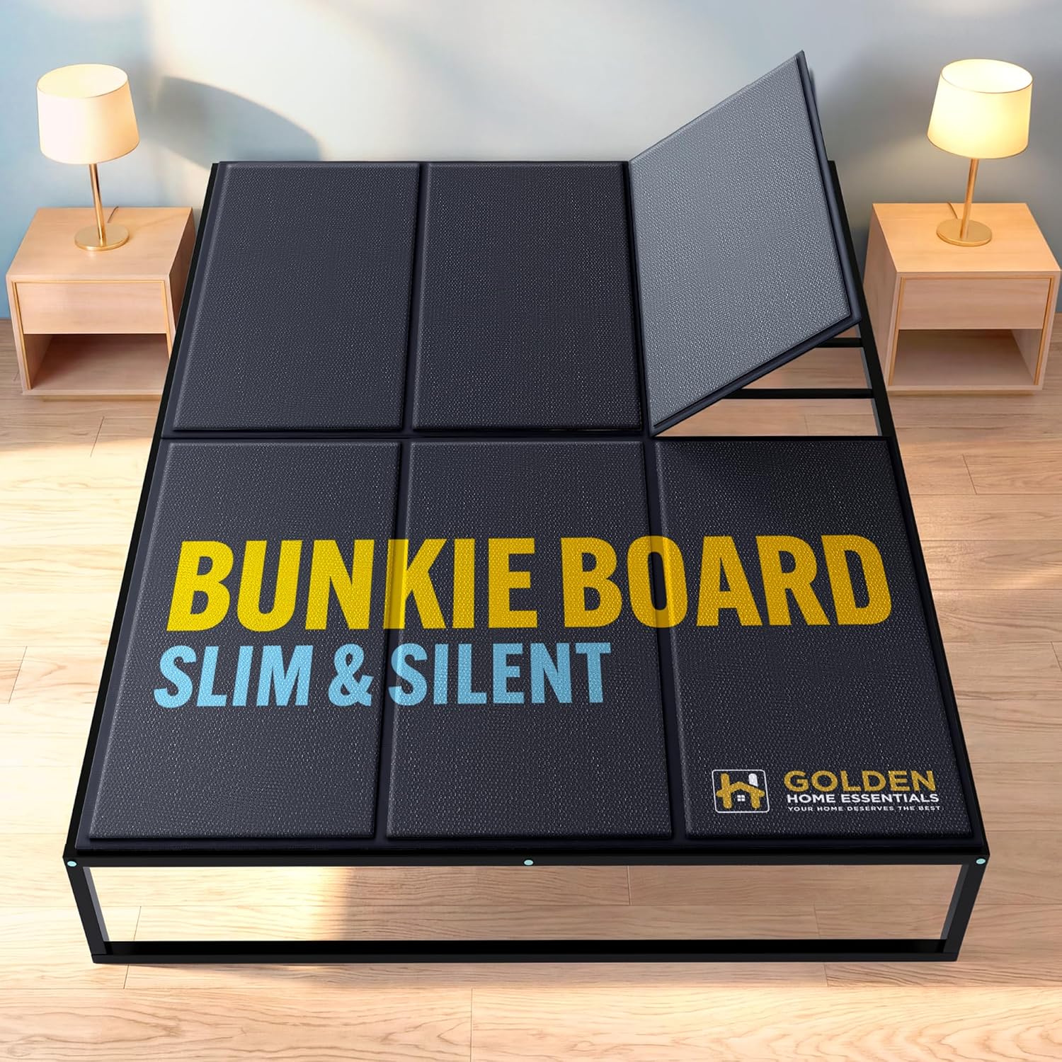 Premium 10Mm Queen Size Bunkie Board (60" X 80") – Slim Low-Profile Mattress Support – Quiet, Moisture-Resistant, Lightweight Bed Board For Platform & Slatted Frames