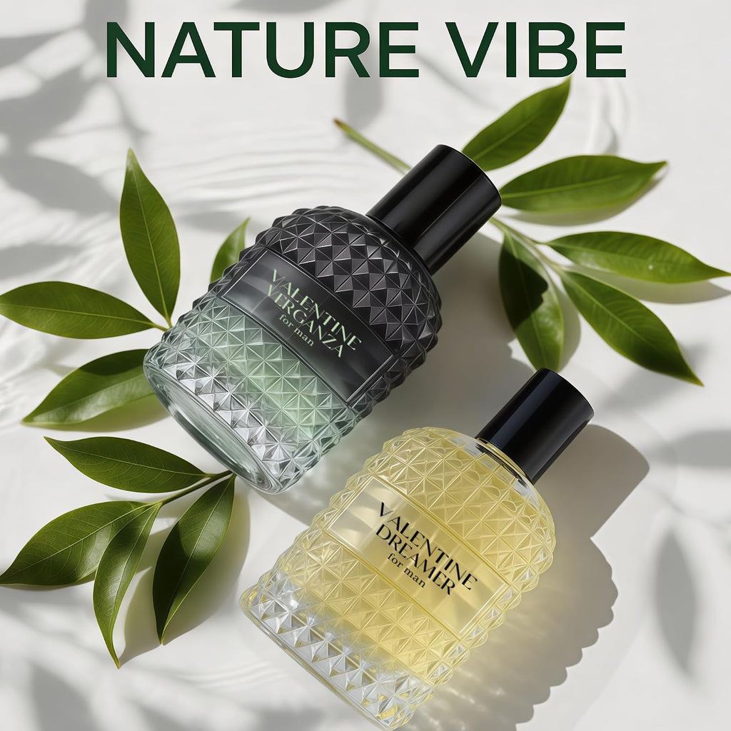 Valentine Cologne 4Pcs/50Ml*4 Eau De Parfum Set For Men Floral&Woody Fragrance Combo Men'S Gift Box
