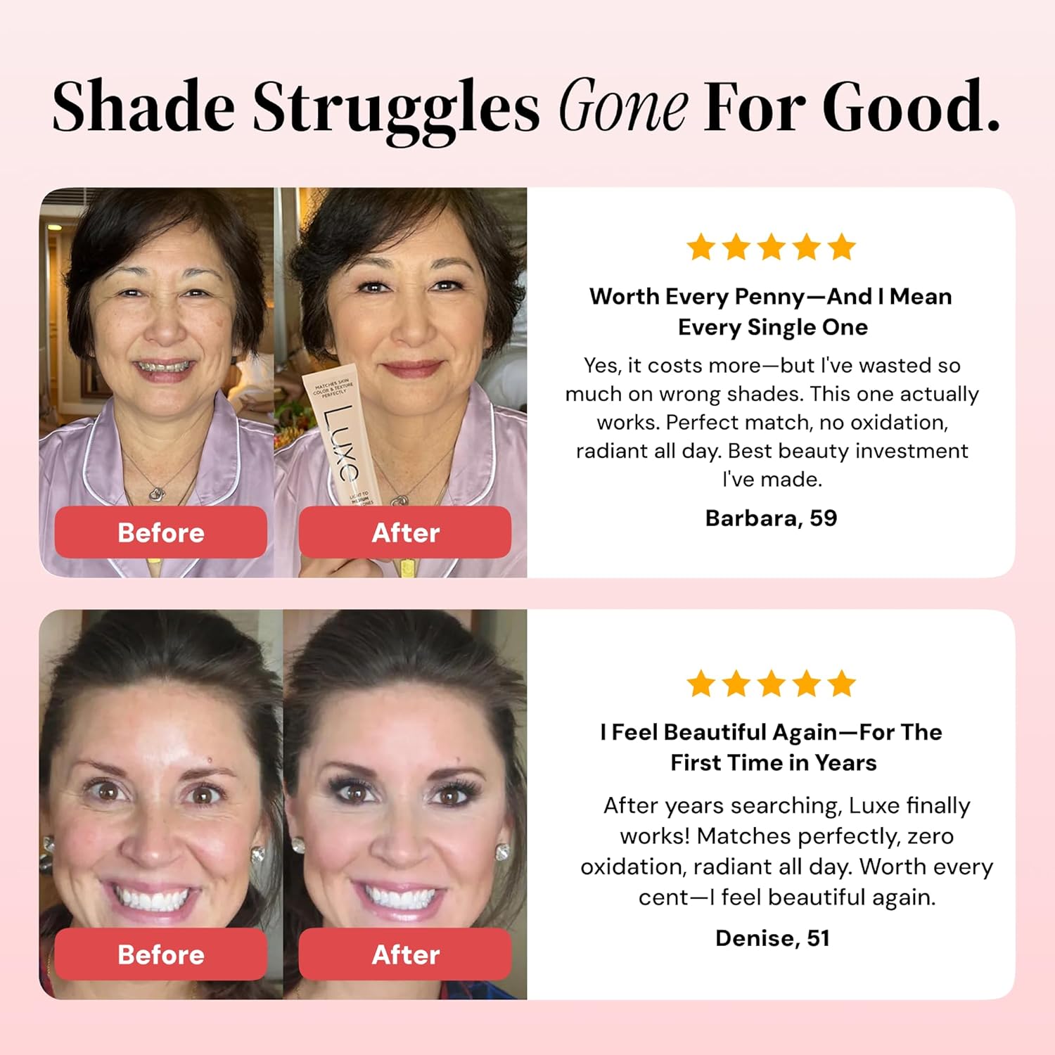 Luxe Color Changing Foundation – Light
