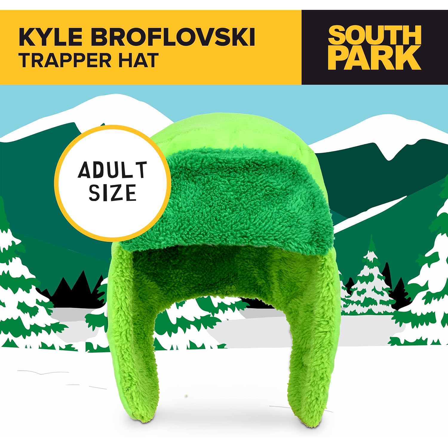 South Park Character Cosplay Headwear, Stan Marsh, Kyle Broflovski, Eric Cartman, and Kenny McCormick Designs