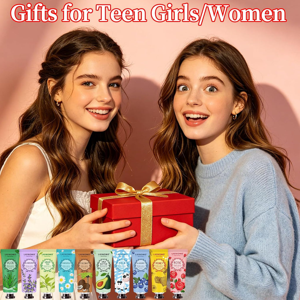 20 Pack Mini Body Lotion Gift Bulk For Dry Skin,Travel Size Small Body Cream With Shea Butter Natural Fragrance Moisturizing Body Lotion For Women Men,Gifts For Women,Gift For Her Thank You Gift