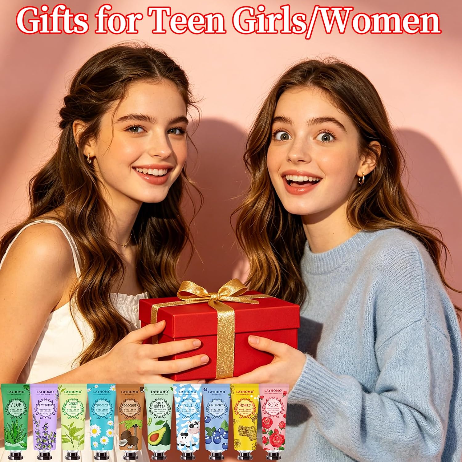 20 Pack Mini Body Lotion Gift Bulk For Dry Skin,Travel Size Small Body Cream With Shea Butter Natural Fragrance Moisturizing Body Lotion For Women Men,Gifts For Women,Gift For Her Thank You Gift