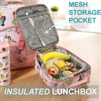 Bioworld 16" Backpack & Lunch Box Set With Stainless Steel Water Bottle For School And Travel