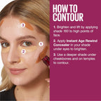 Maybelline Instant Age Rewind Eraser Dark Circles Treatment Multi-Use Concealer, 100, 1 Count (Packaging May Vary)